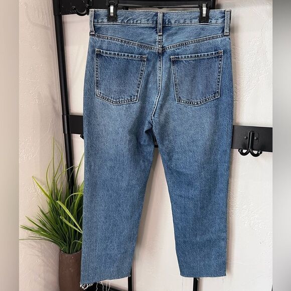 Old Navy high rise slouchy straight distressed jeans size 6 - Picture 4 of 14